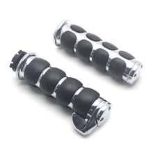 Мягкий резиновый мотоцикл " 25 мм рукоятки с дроссельной заслонки Босс для Harley Chopper Cruiser Touring Custom