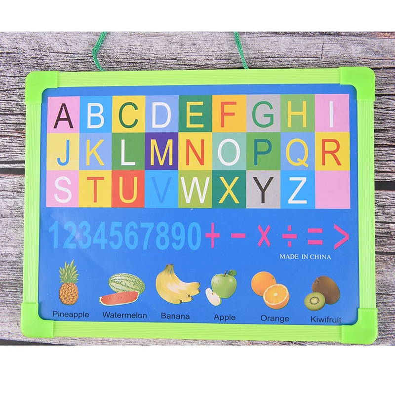 1 шт Мини Рисунок белые доски детей сухая салфетка Board18.5cm * 24 5 см маленький