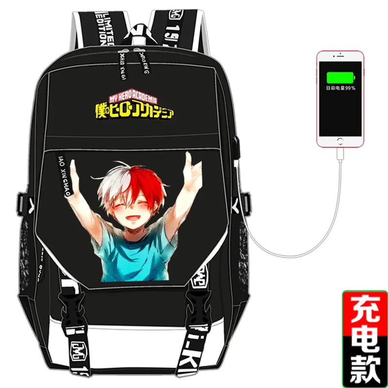 High Quality My Hero Academia Anime Printing Backpack Bakugou Katsuki