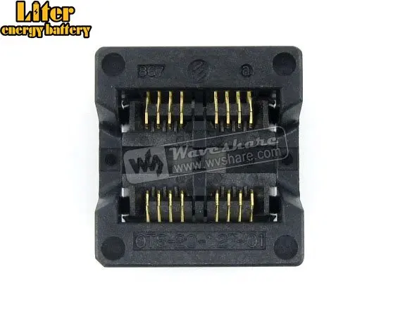 

SOP8 SOIC8 OTS-16(20M)-1.27-01 Enplas IC Test Burn-in Socket Adapter 1.27Pitch