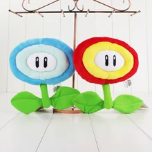 20Pcs Lot Super Mario Plush Doll Figure Ice Fire Flower Sunflower Plush Stuffed Soft Toys 17cm