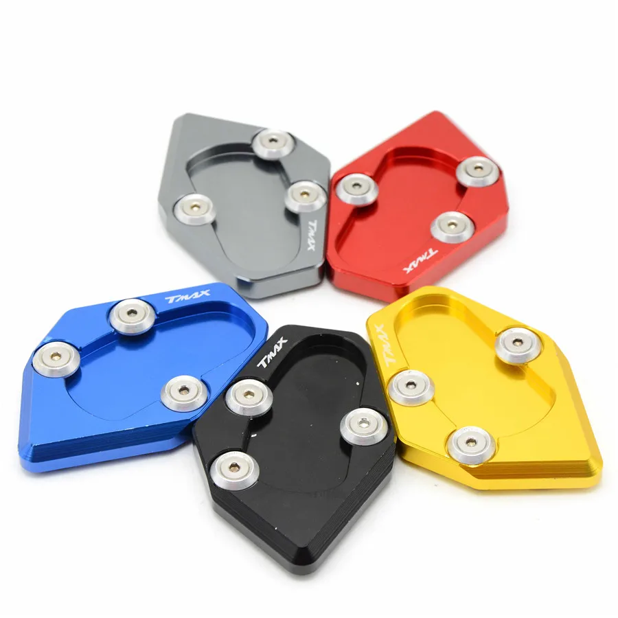 Motorcycle Kickstand Foot Side Stand Extension Pad Support Plate For 