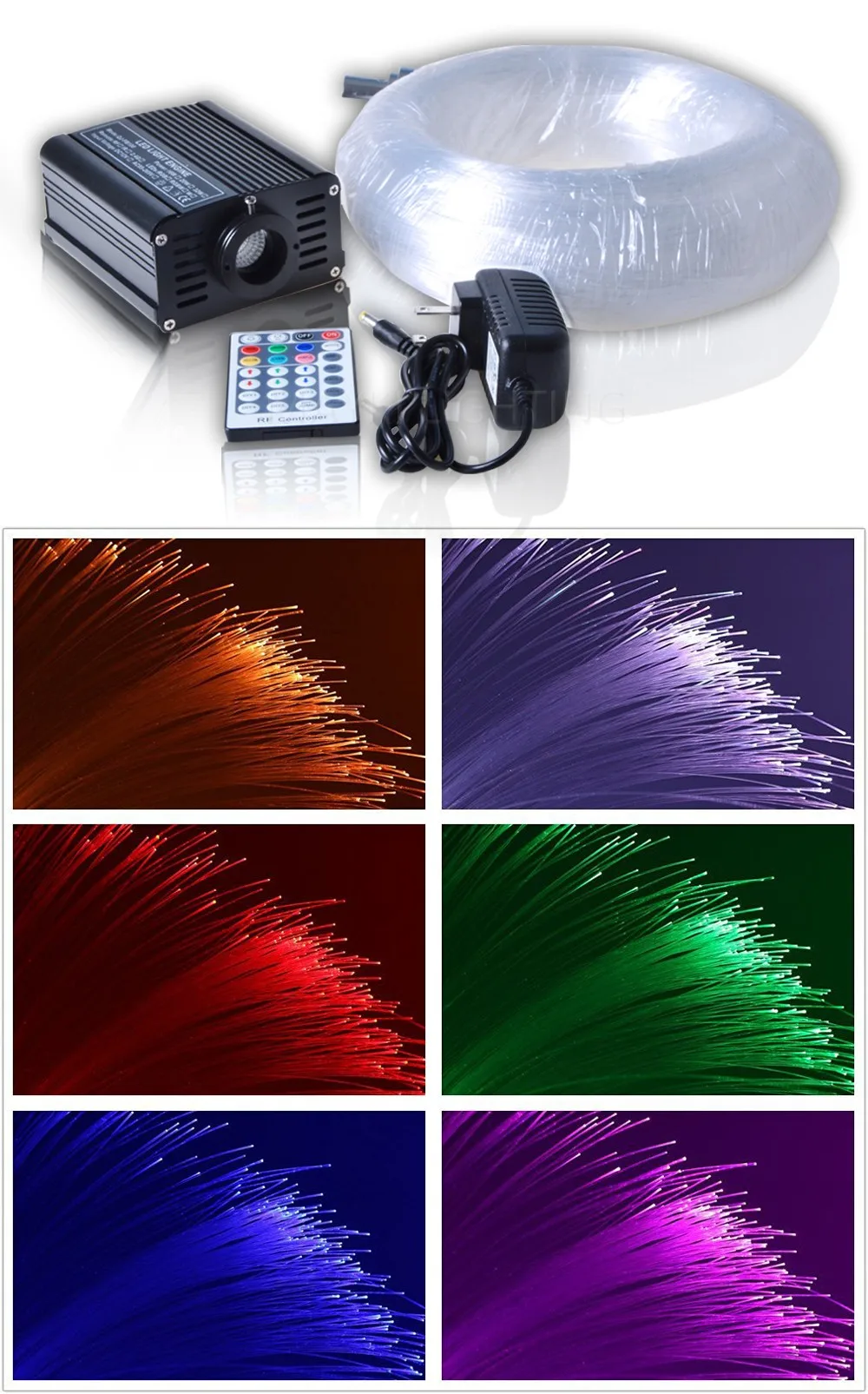 MK-L16W-1 fiber optic star ceiling kit