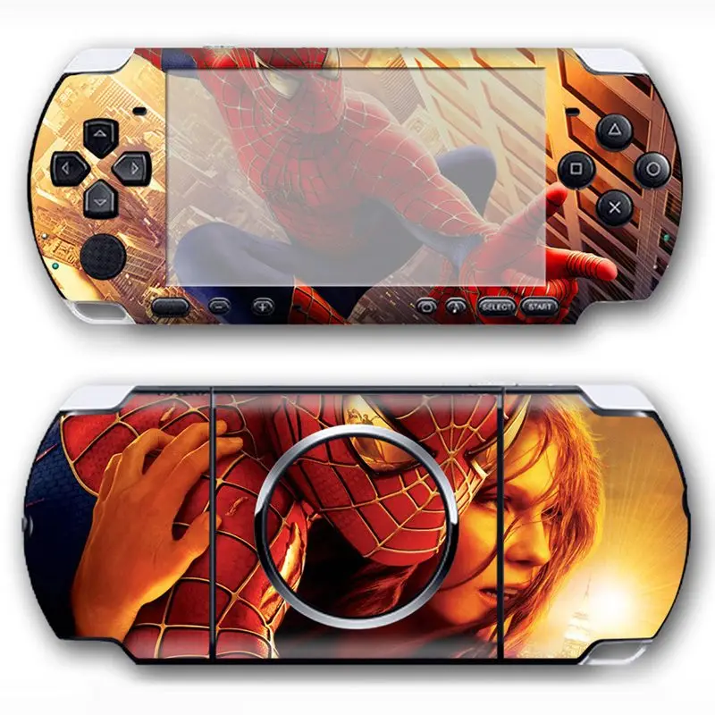 Виниловая наклейка с изображением Человека-паука, аксессуары для игр для psp 3000, наклейки для кожи, чехол для всего тела, консоль для обертывания - Цвет: TN-PSP3000-582