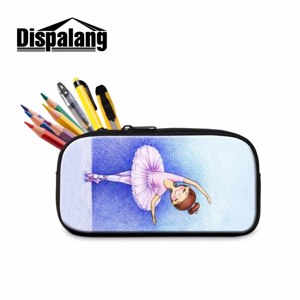 

Dispalang Ballet Design School Pencils Case for Girls Cute Zipper Pen Bag Holder Large Capacity Cartoon Pencil Pouch for Office