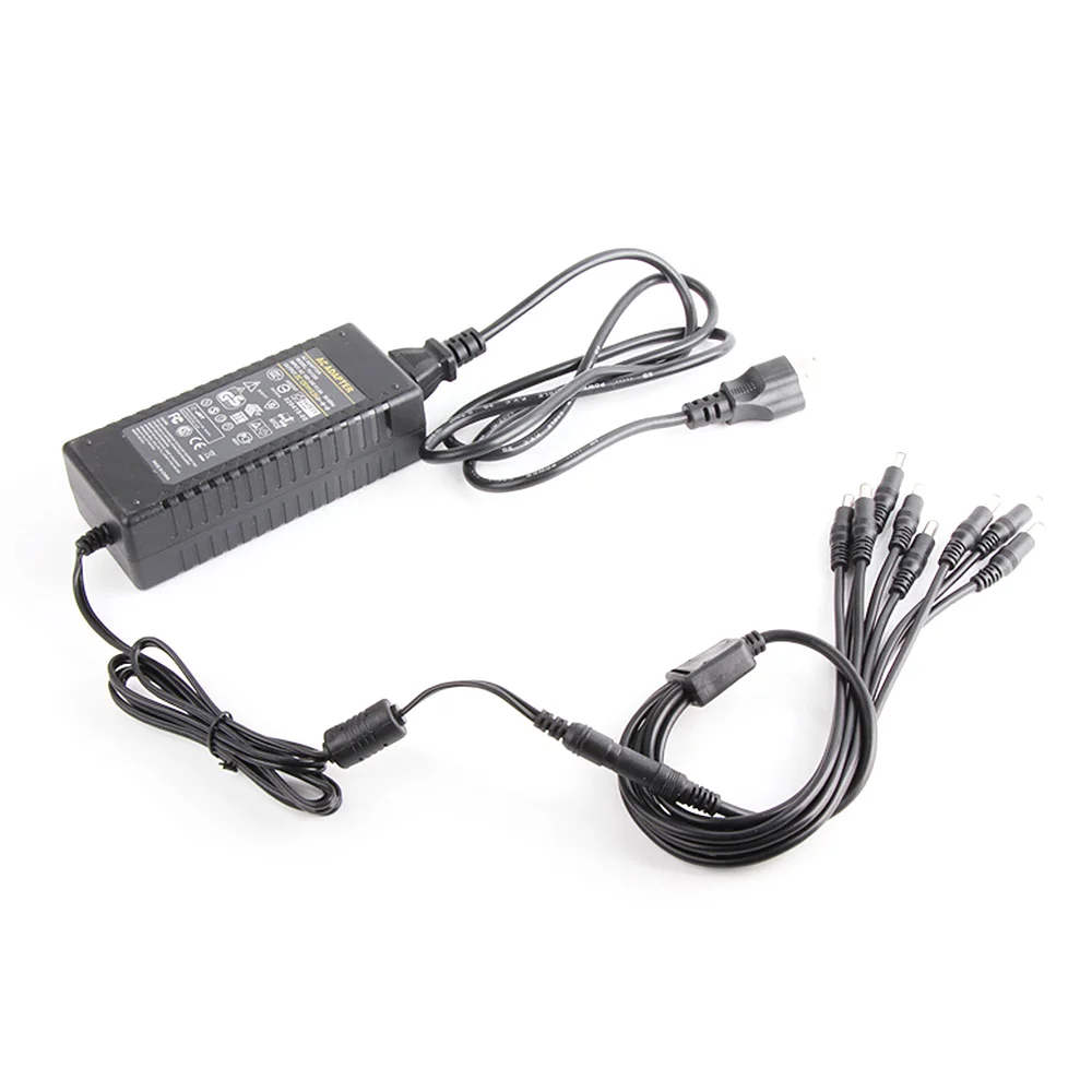 fonte de alimentação para cctv câmera de segurança dvr kit