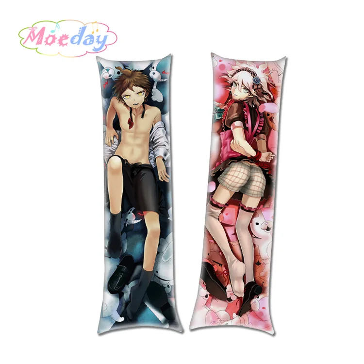 Danganronpa триггер Happy Havoc Nagito Makoto Amami Oma Mens Dakimakura Чехол - Color: Multi