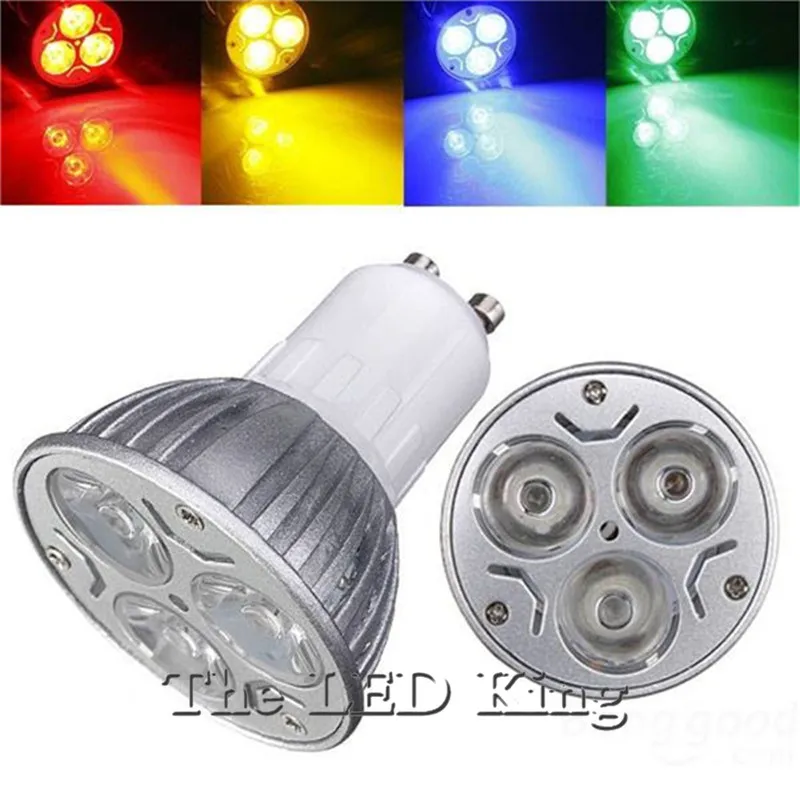 Ultra Bright dimmable 9w 12W 15w GU10 LED Bulbs Spotlight High Power gu 10 led Lamp Warm /red/green/blue / Cool Free Shipping