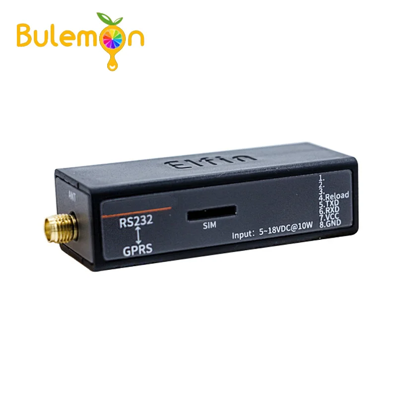 

Serial port RS232 to GPRS GSM Converter Module Serial Server Elfin-EG10 Support Modbus TCP Protocol
