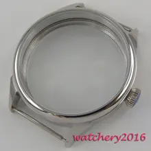 42 мм 316L нержавеющая сталь без логотипа полированный чехол для часов подходит для движения eat 6498 6497
