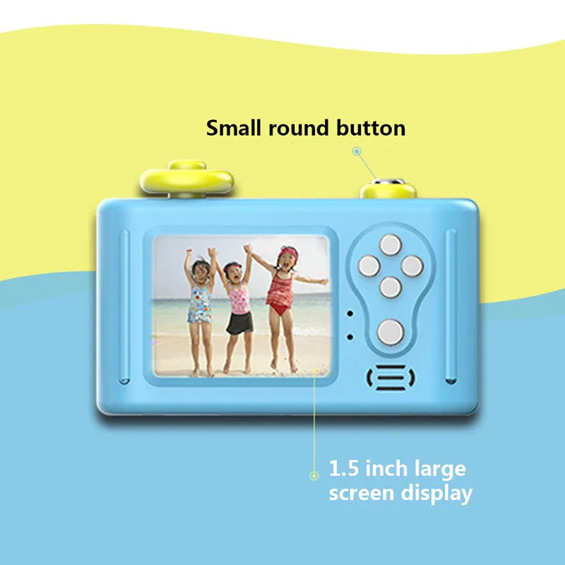 

1.5Inch 2MP 1080P Mini LSR Digital Camera Cute Cartoon Camera for Kids Baby Birthday Gift 8899