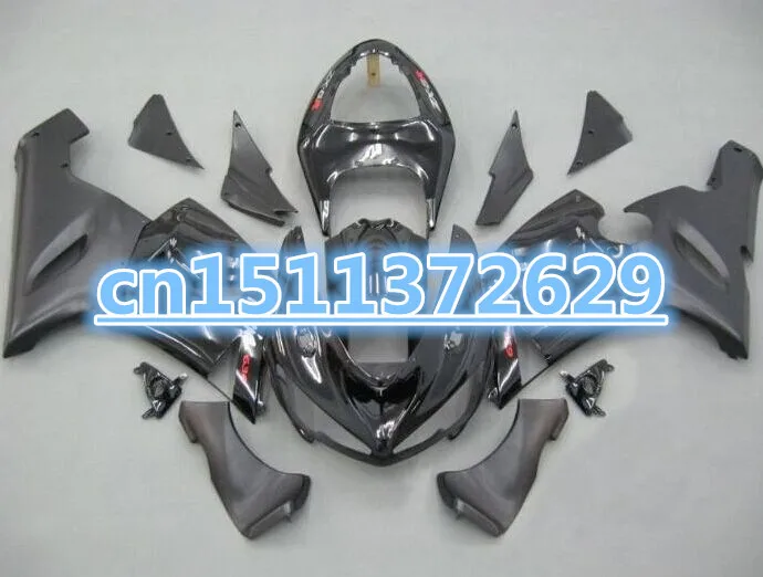 

Bo Fairing Fit For Ninja ZX6R 2005 2006 ZX-6R 05 06 All Flat Black Matte