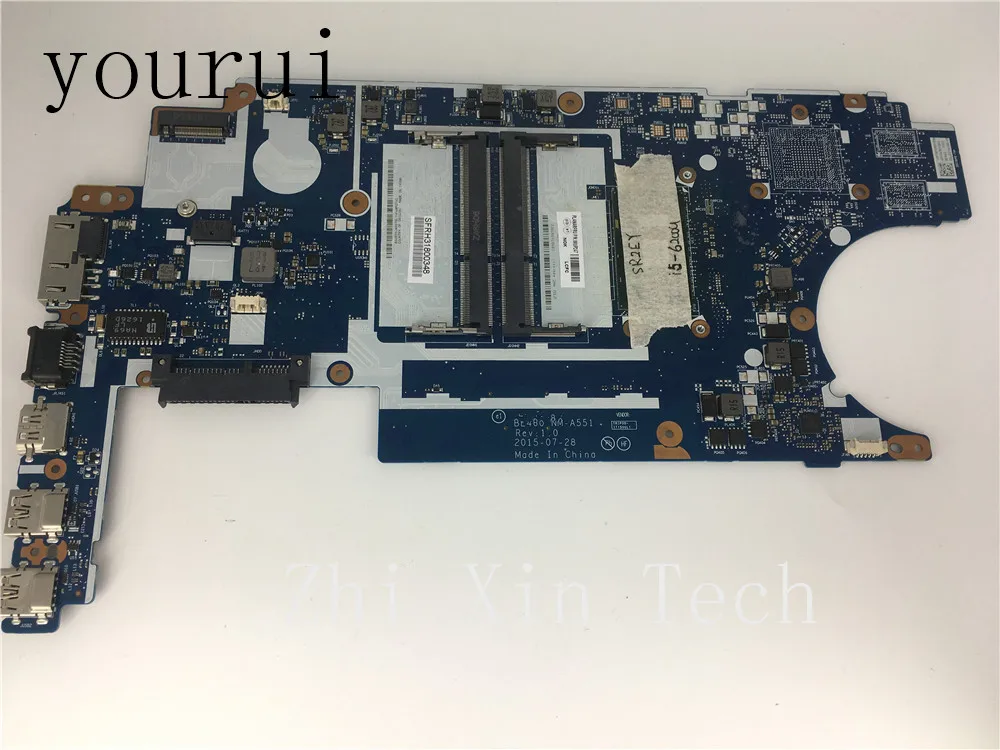 Yourui для Lenovo IdeaPad E460 материнская плата ноутбука 00UP247 BE460 NM A551 с i5 6200u процессор