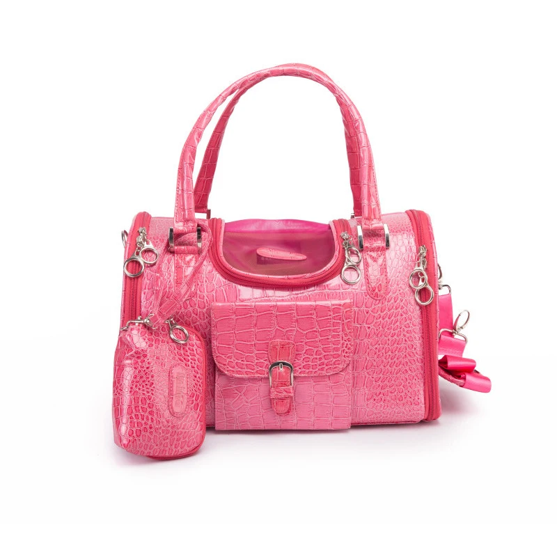 Hot Pet Portable Carrier Bag Puppy Travel Bag Pvc Shoulder Bag Pet