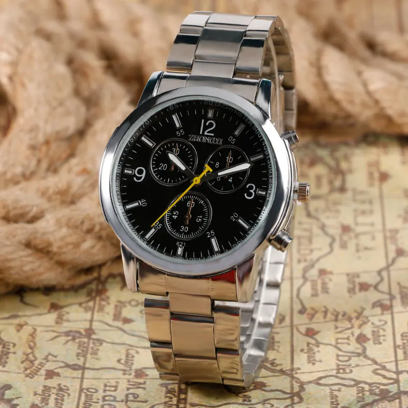 Fashion Silver Full Stainless Steel Band Strap font b Sport b font Wrist font b Watch Fashion Silver Full Stainless Steel Band Strap font b Sport b font Wrist font b Watch