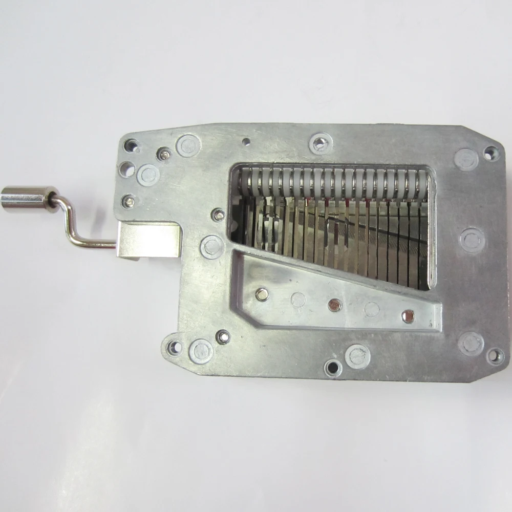 DIY Music Box Mechanism Hand Crank Paper Strip Musical Movement 20 Notes
