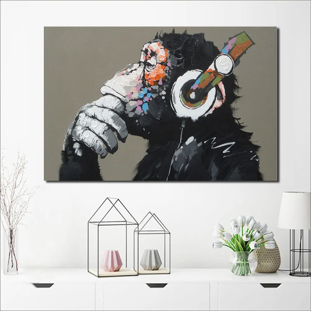 monkey wall art picture (2)