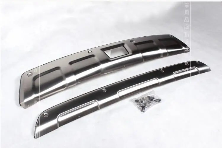 

Fit For Subaru XV xv 2012-2017 Front + Rear Bumper Diffuser Bumpers Lip Protector Guard skid plate Stainless steel