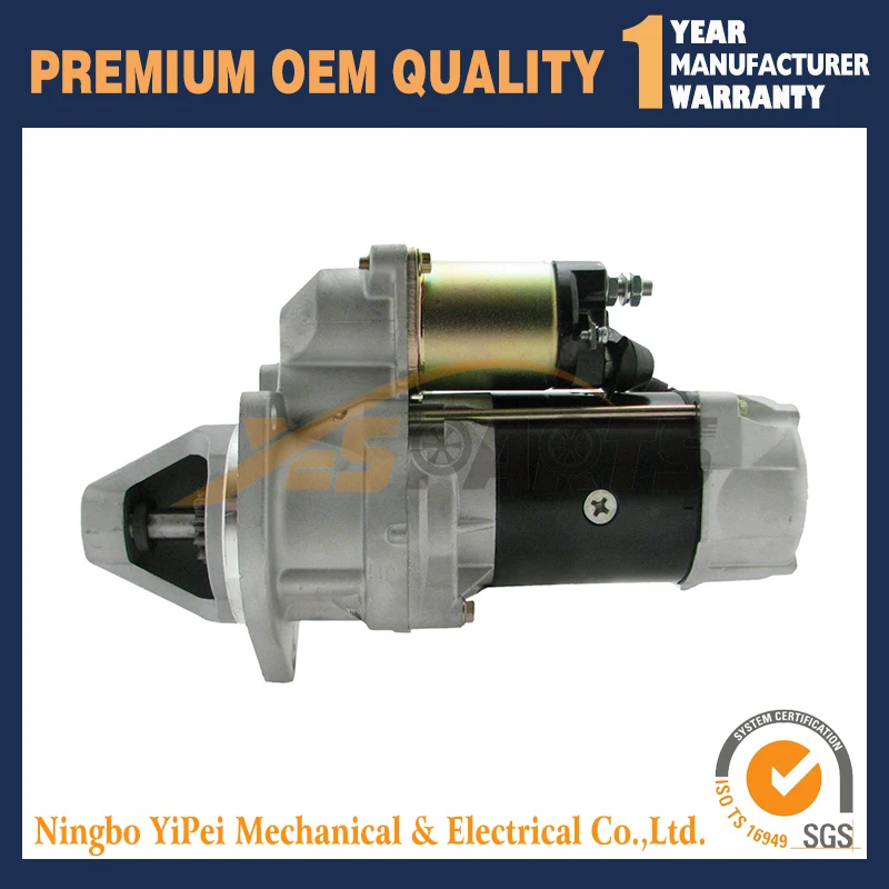 New Starter for Hino Industrial Engines PE6 PE6H PE6T 24V S25 115A