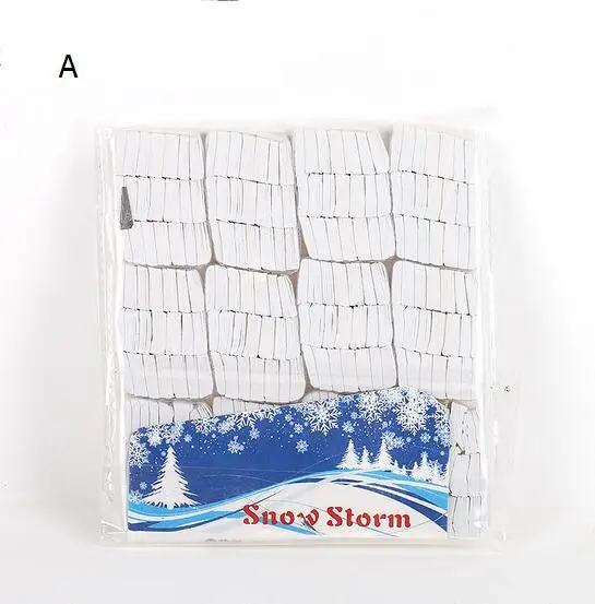 White Snowflakes Paper Snow Storm Magic Trick Halloween Xmas Stage Props YH304