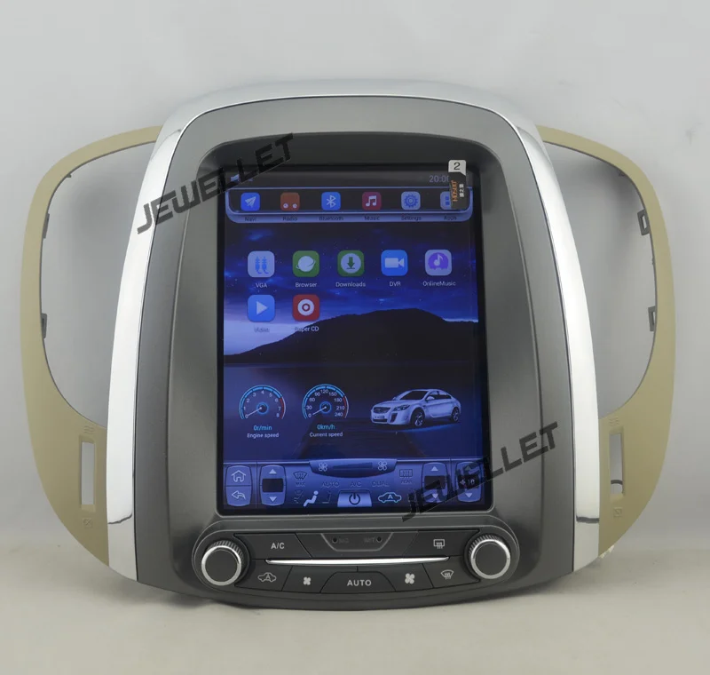 Best 10.4" tesla style vertical screen Octa core Android 8.1 Car stereo GPS navigation for Buick Lacrosse 2010-2013 1
