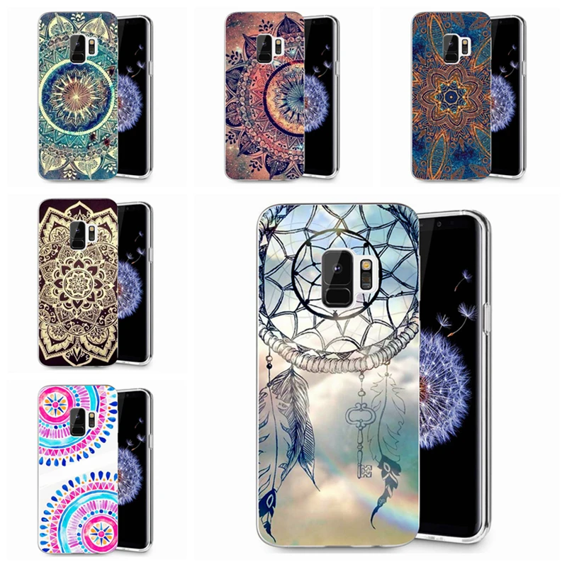 Чехол для Samsung Galaxy S9 S9Plus S8 Plus S7 edge Note 8 J530F J330 J720 A3 A5 2017 TPU силиконовая Мандала крышка