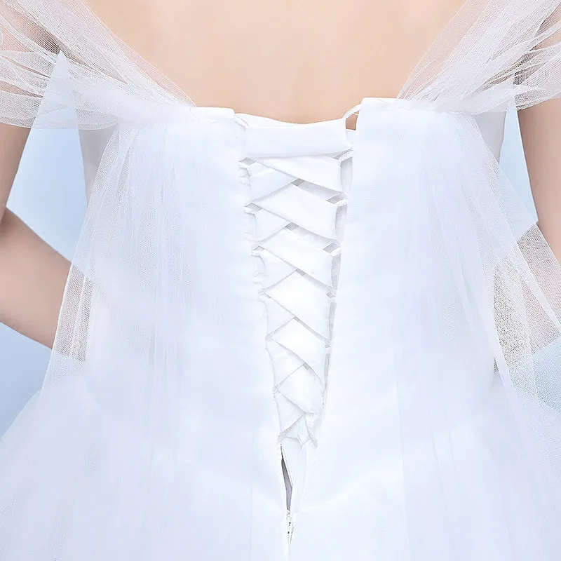 AIJINGYU 2018 девушка Бесплатная доставка Распродажа новинок дешевые бальный наряд на шнуровке сзади торжественное невесты платья