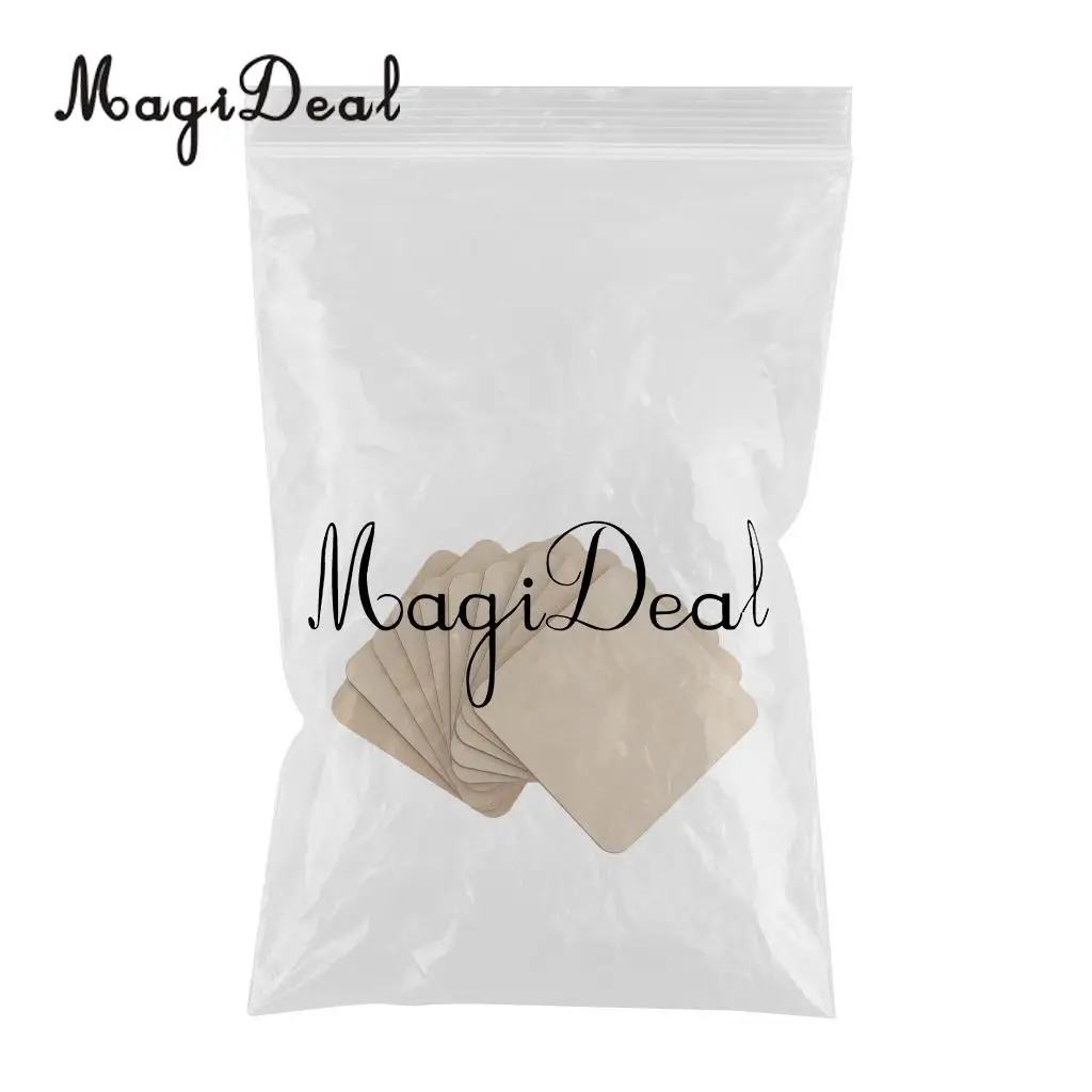 MagiDeal 10 Pieces Square MDF Unfinished Wood Pieces Blank Plaque Scrapbooking DIY Pyrography Craft Projects 60x60mm 
