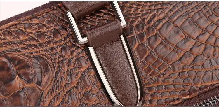 High Quality Crocodile Briefcase Men Genuine Leather Bag Man Briefcases Laptop Bag Handbag Business Messenger Men Bag Briefcase High Quality Crocodile Briefcase Men Genuine Leather Bag Man Briefcases Laptop Bag Handbag Business Messenger Men Bag Briefcase