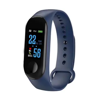 

M3 Smart Bracelet Color Screen IP68 Waterproof Heart Rate Blood Pressure Monitor Tracker Replaceable Watch For Android IOS 2019