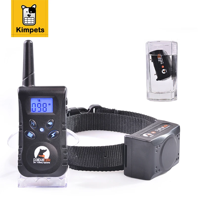 Training Collar for Dogs Electric Shock+Vibration+Light+Word of Command