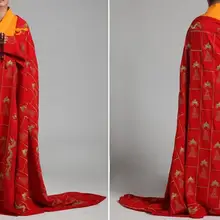 Настроить унисекс тысячи Будды медитация буддист монах вышивка платье с драконами Униформа дзэн lay cassock zuyi боевые искусства костюмы