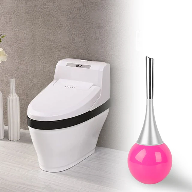 1pc Creative Toilet Brush Bathroom Wc Scrub Cleaning 1pc Creative Toilet Brush Bathroom Wc Scrub Cleaning Holder Stainless Steel Set