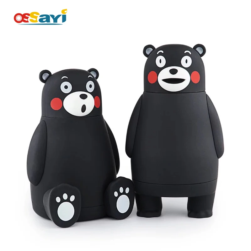 

280ml Cartoon Kumamon Bear Vacuum Cup Stainless Steel Thermo Mug Insulated Vacuum Flasks Thermoses Travel Drink Water Bottle