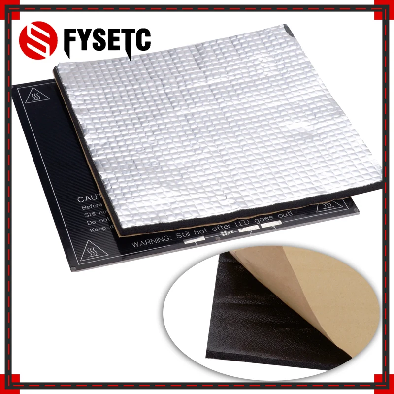 1PC 200/300/350/400mm Foil Selfadhesive Insulation Cotton Heat