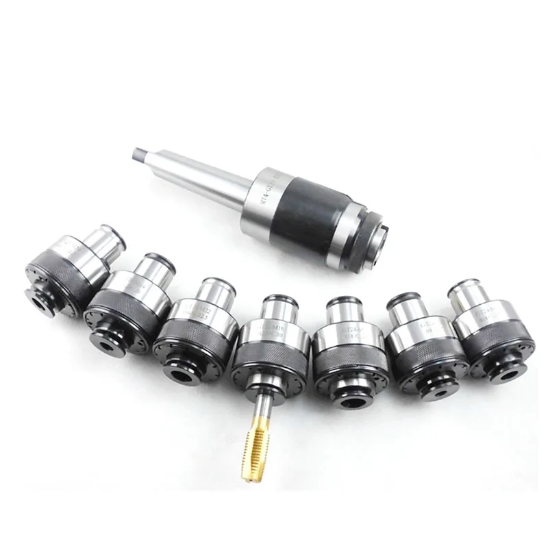 

1set MT4 GT24 tapping tool holder floating expandable tapping chuck+5pcs collet M8-M16 for CNC mill lathe cutter