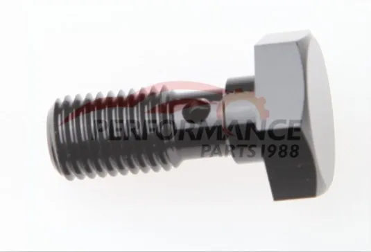 Banjo Bolt M12 x 1.25 Black Aluminium Brake Fitting Adaptor