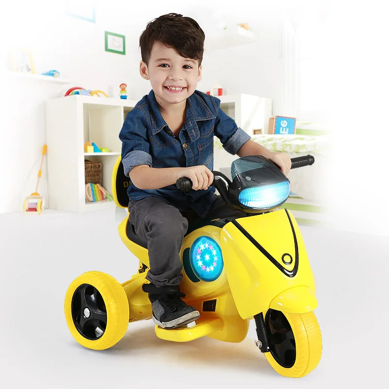 

Children's Electric Space Motorcycle Baby Can Sit People Can Ride Electric Tricycle Child Battery Toy Car Ride on Toy Car