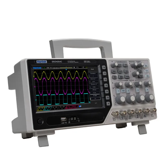 Hantek DSO4254C цифровой осциллограф 4 канала 250 МГц 1GS/s частота дискретизации ЖК ПК