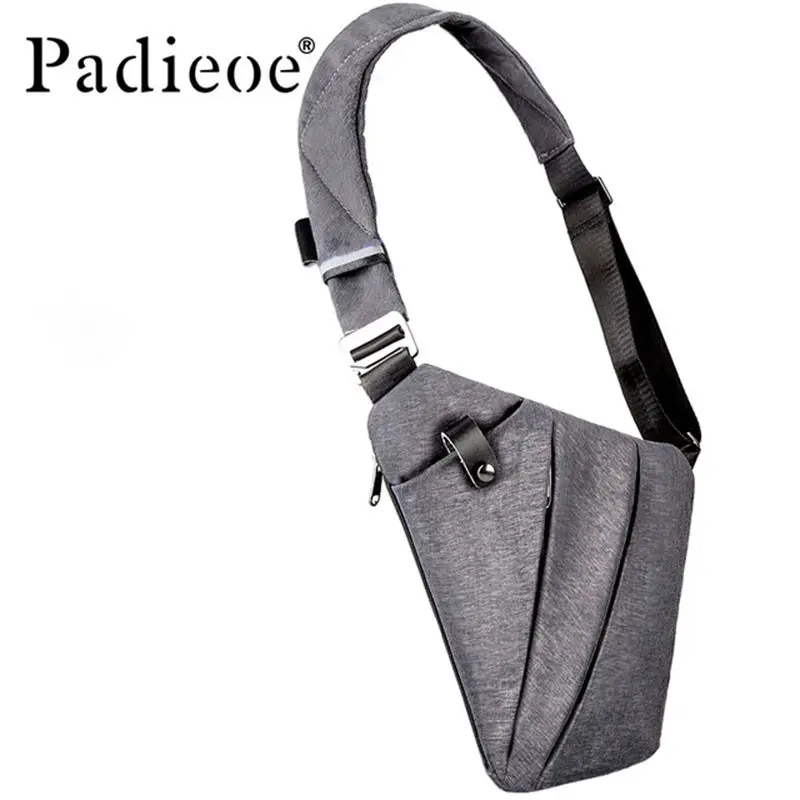 

Padieoe Men's Compact Single Shoulder Bags for Men Waterproof Nylon Crossbody bags Male Messenger Bag New Designer Casual Waist