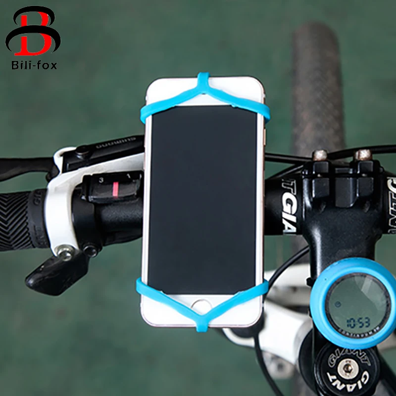 

Silicone Bike Phone Holder Band for Smartphone Handlebar Mount Motorcycle Phone Holder For iPhone for Samsung GPS Easy Install