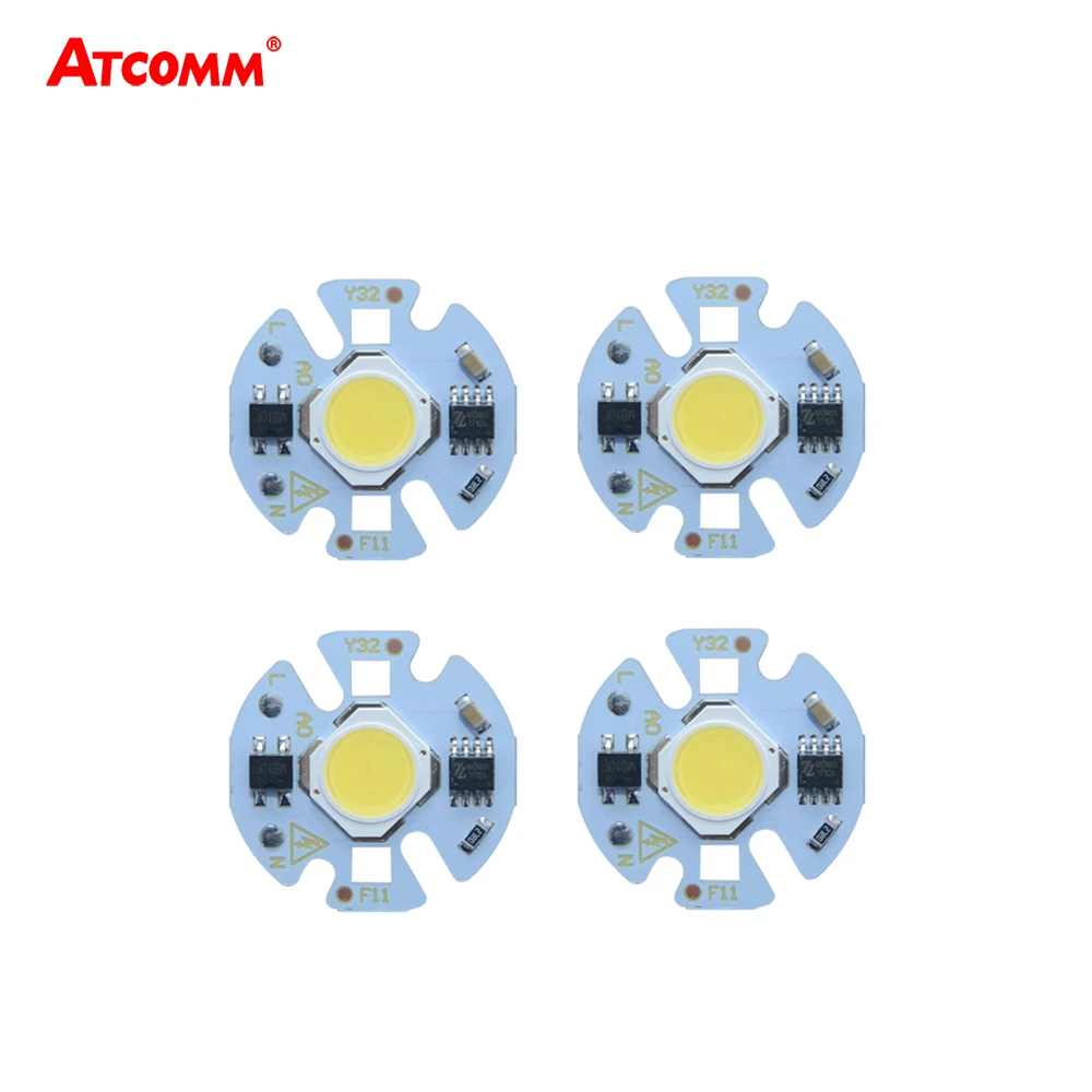 

Smart IC COB LED Lamp 3W 5W 7W 9W 110V 220V Input LED Matrix Diode Array Spotlight Floodlight Searchlight Source 10pcs/pack