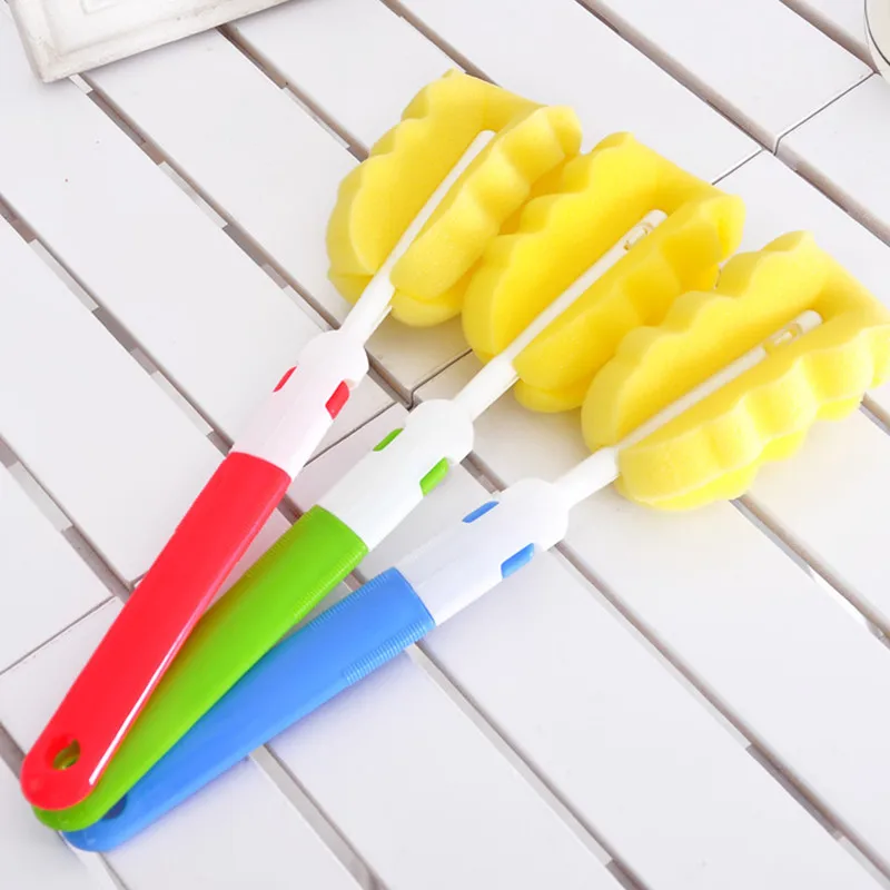 Sponge kitchen cleaning Brush for bottle  Wineglas...