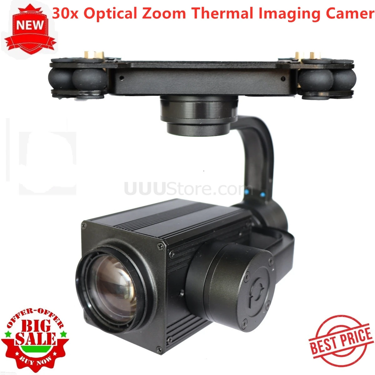 5-30KM 30x Optical Zoom UAV Drone Infrared Camera & 3-Axis Stabilizer And Automatic Tracking 1