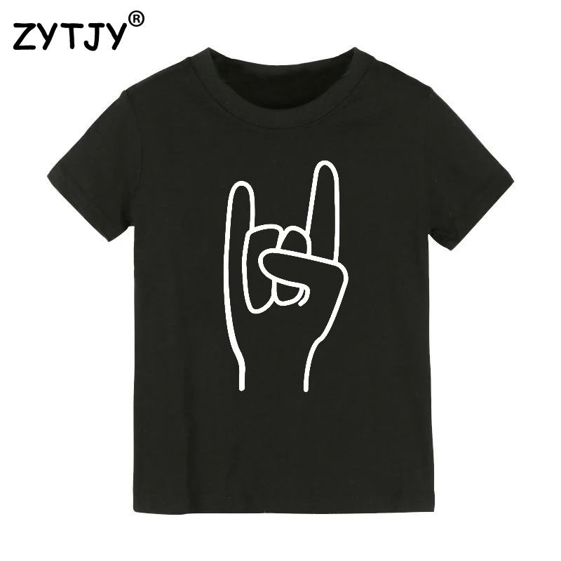 Детская футболка с принтом ручки ROCKER для мальчиков и девочек детская одежда