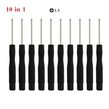 UANME 10 шт./лот 1,5 мм крестовая головка Мини крестовая отвертка для iPhone samsung huawei Инструменты для ремонта сотового телефона отвертка