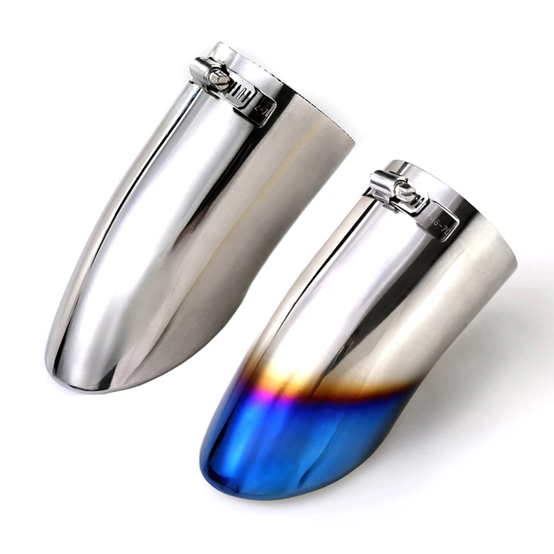 

1pcs Exhaust Tailpipe Tail Pipe Rear Muffler Stainless Steel End Trim for ford focus Toyota RAV4 2013 2014