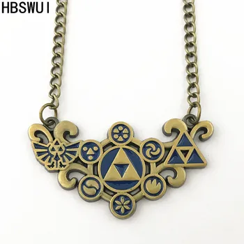 

HBSWUI Wholesale Free shipping 20pcs a lot The Legend of Zelda necklace JIKLUNLM06