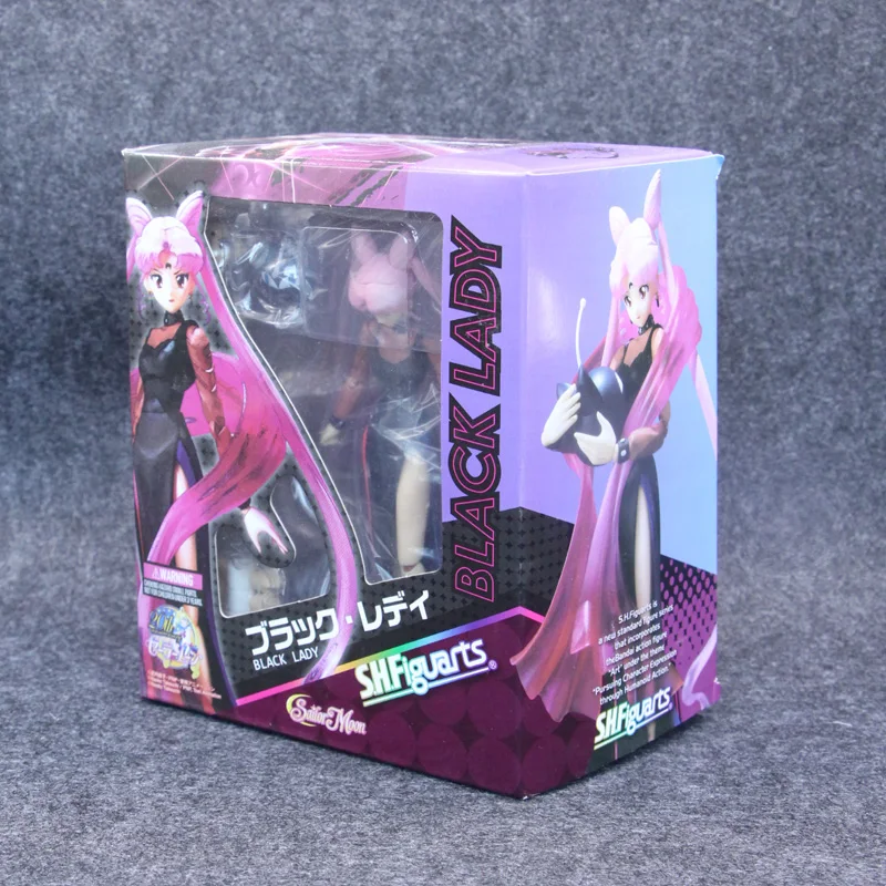 SHF Black Lady Сейлор Мун BJD коллекция фигурок игрушек 15 см|Игровые фигурки и
