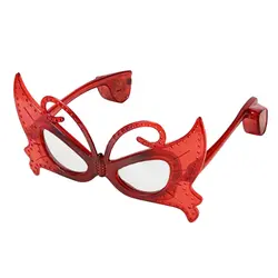 Новый Стиль Мигает СИД стекла узор бабочки очки для красный карнавал
